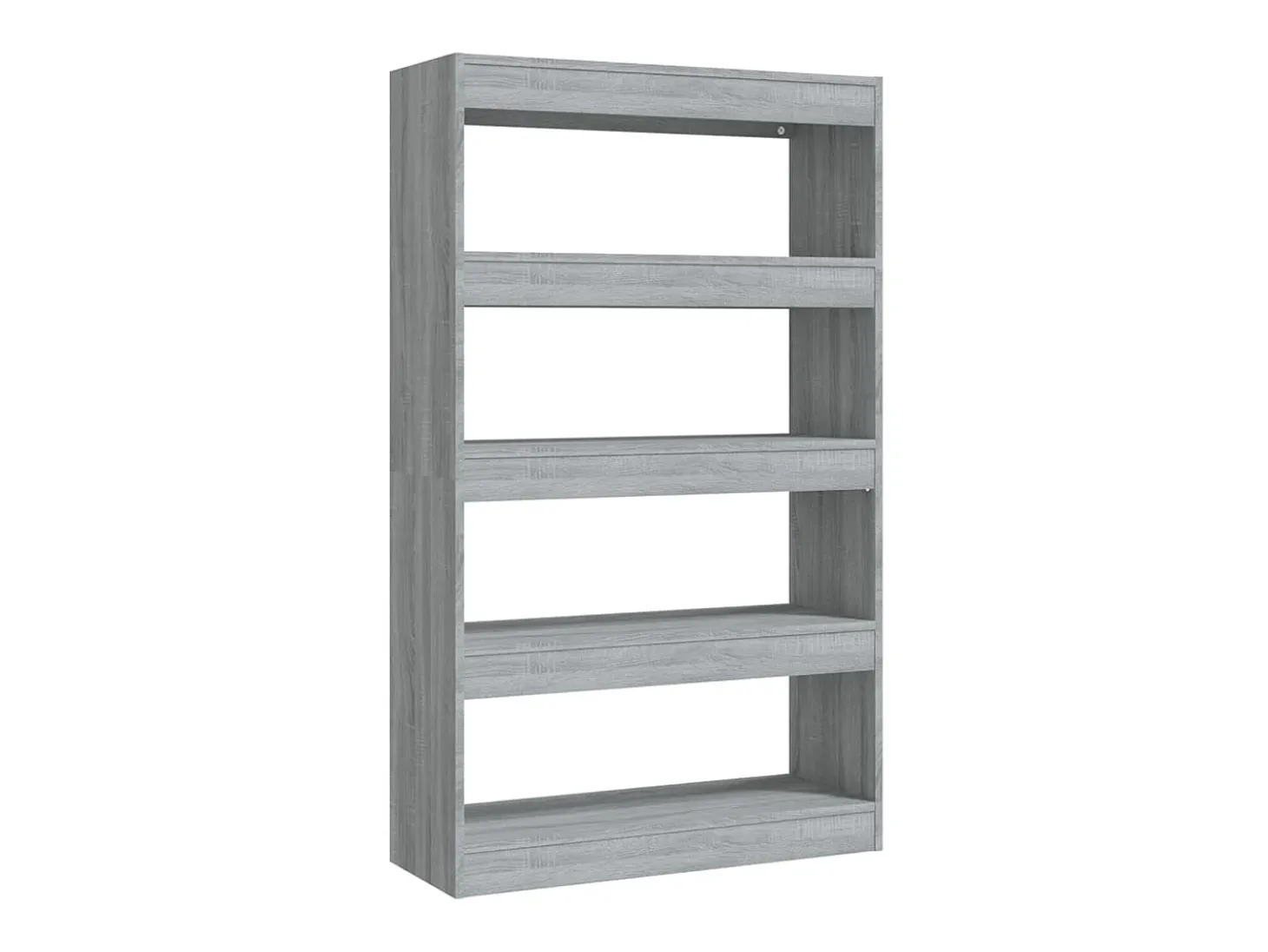 Estante/divisória 80x30x135 cm contraplacado cor sonoma cinza PT402379