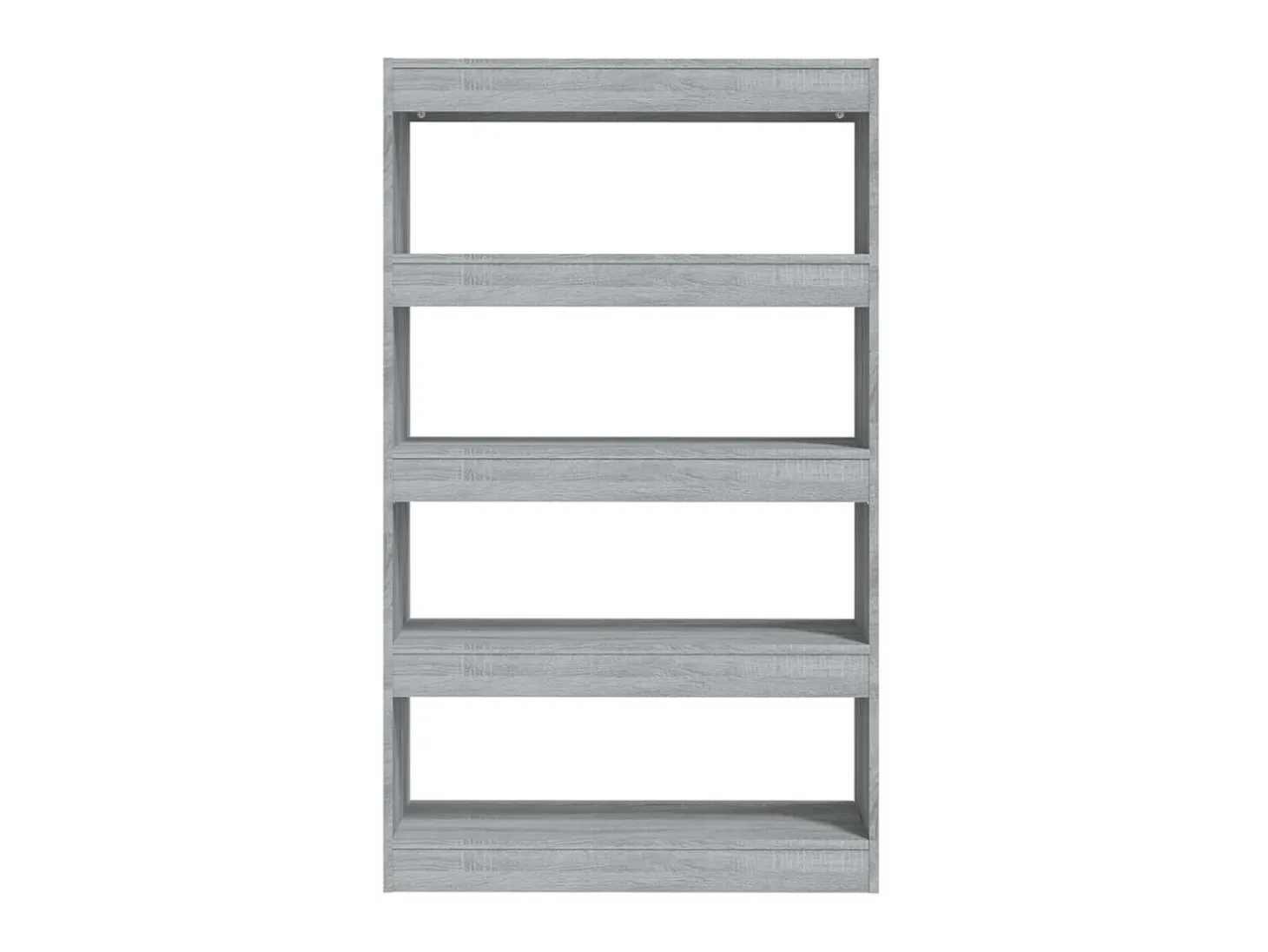 Estante/divisória 80x30x135 cm contraplacado cor sonoma cinza PT402379