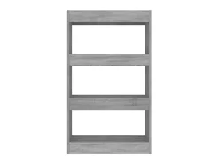 Estante/divisória 60x30x103 cm contraplacado cor sonoma cinza PT777412
