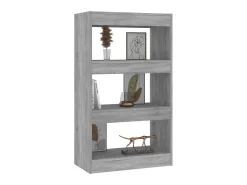 Estante/divisória 60x30x103 cm contraplacado cor sonoma cinza PT777412