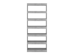 Estante/divisória 80x30x198 cm contraplacado cinzento cimento PT332644