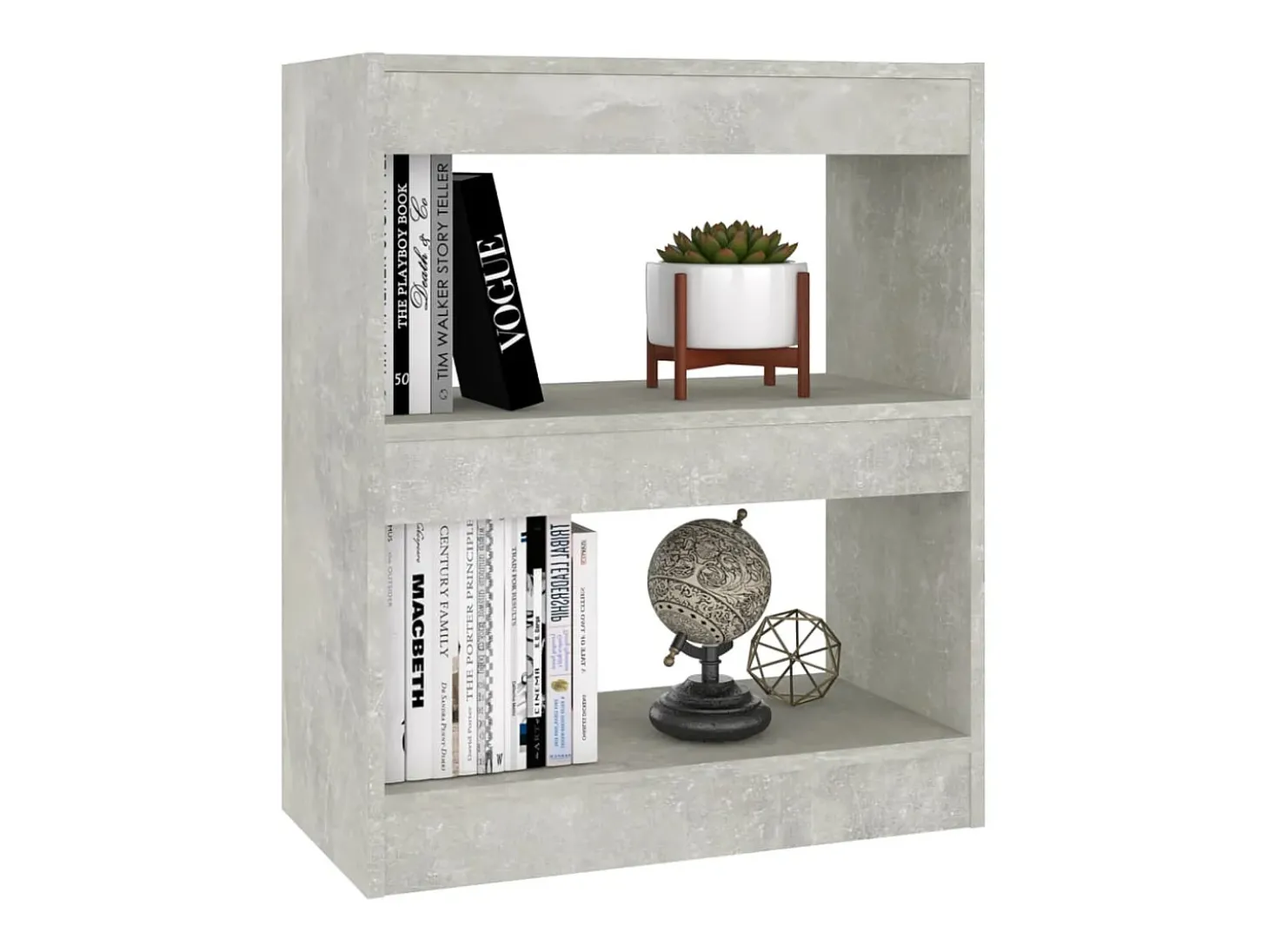 Estante/divisória 60x30x72 cm cor cinzento cimento PT665390