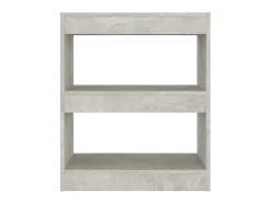 Estante/divisória 60x30x72 cm cor cinzento cimento PT665390
