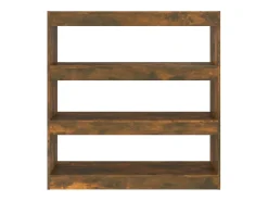 Estante/divisória 100x30x103 cm cor carvalho fumado PT953487