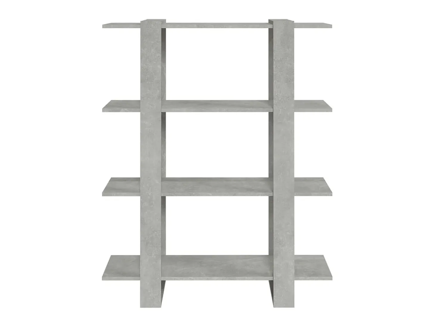 Estante/divisória 100x30x123,5 cm cor cinzento cimento PT211332