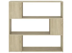Estante/divisória 100x24x94 cm cor carvalho sonoma PT160003