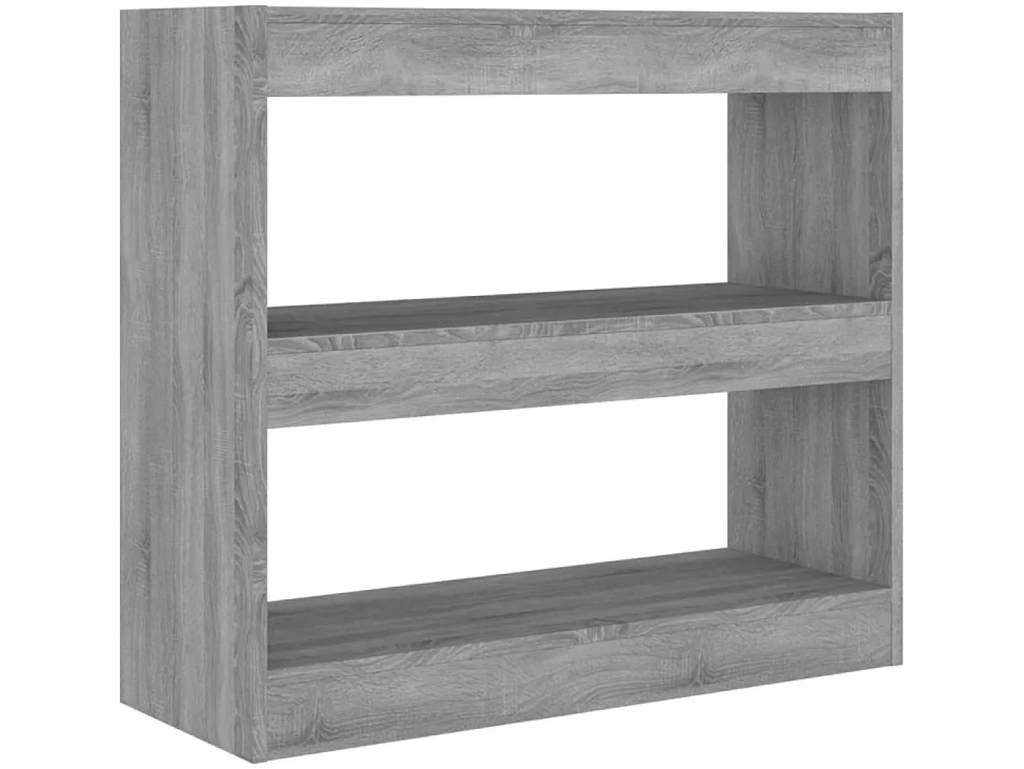 Estante/divisória 80x30x72 cm cor sonoma cinza PT638134