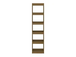 Estante/divisória 40x30x167,5 cm pinho maciço castanho mel PT283347