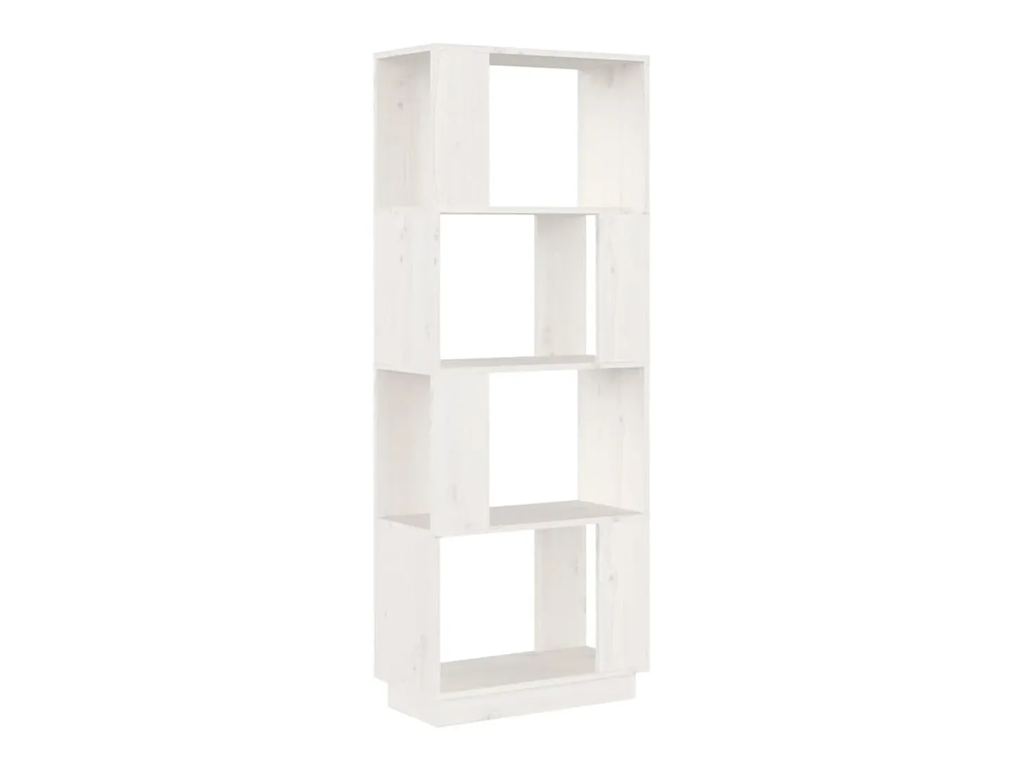 Estante/divisória 51x25x132 cm pinho maciço branco PT949524