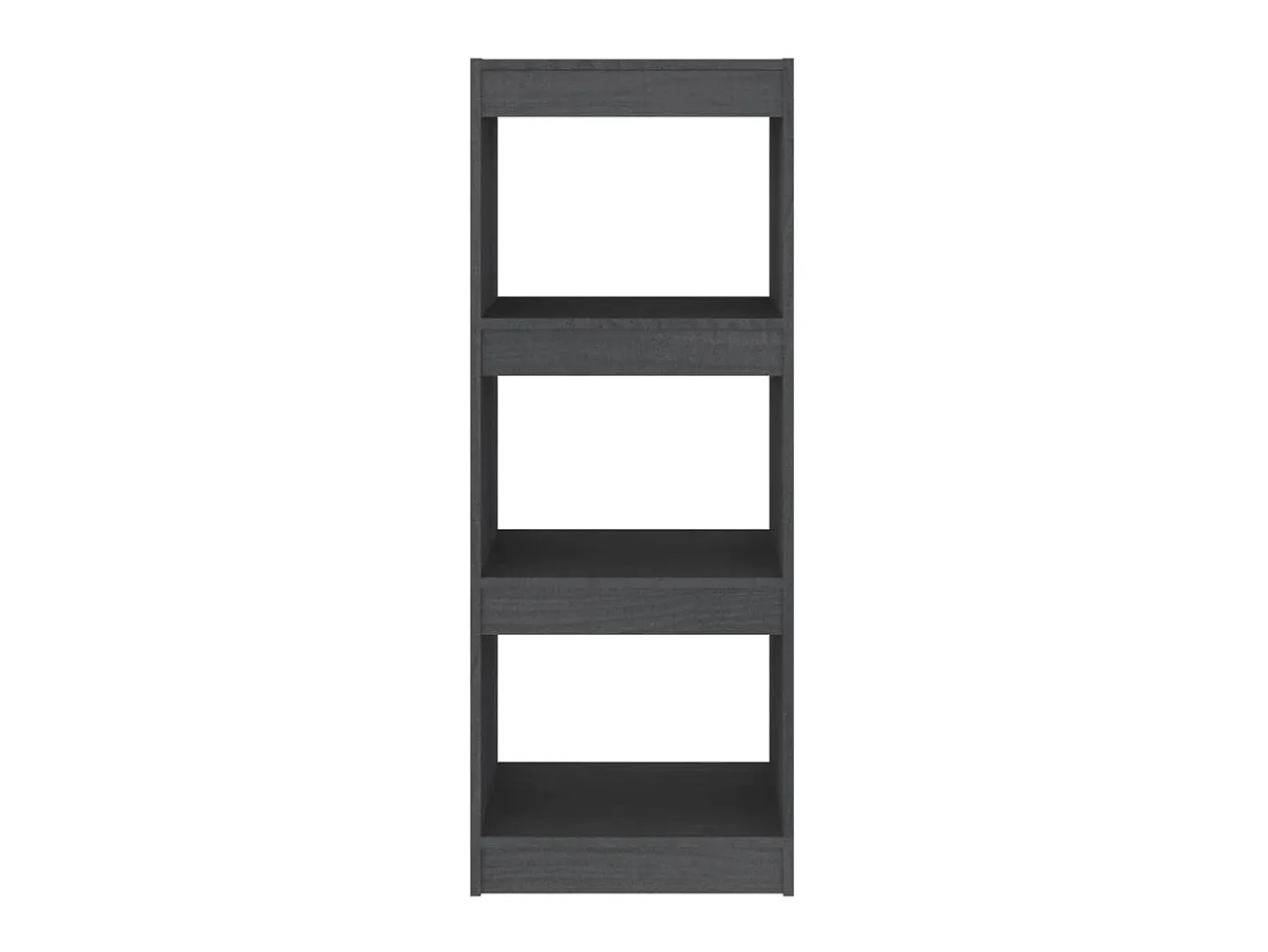 Estante/divisória 40x30x103,5 cm pinho maciço cinzento PT393756