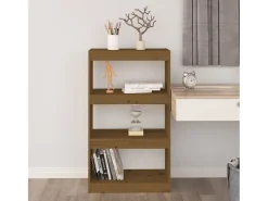 Estante/divisória 60x30x103,5 cm pinho maciço castanho mel PT871499
