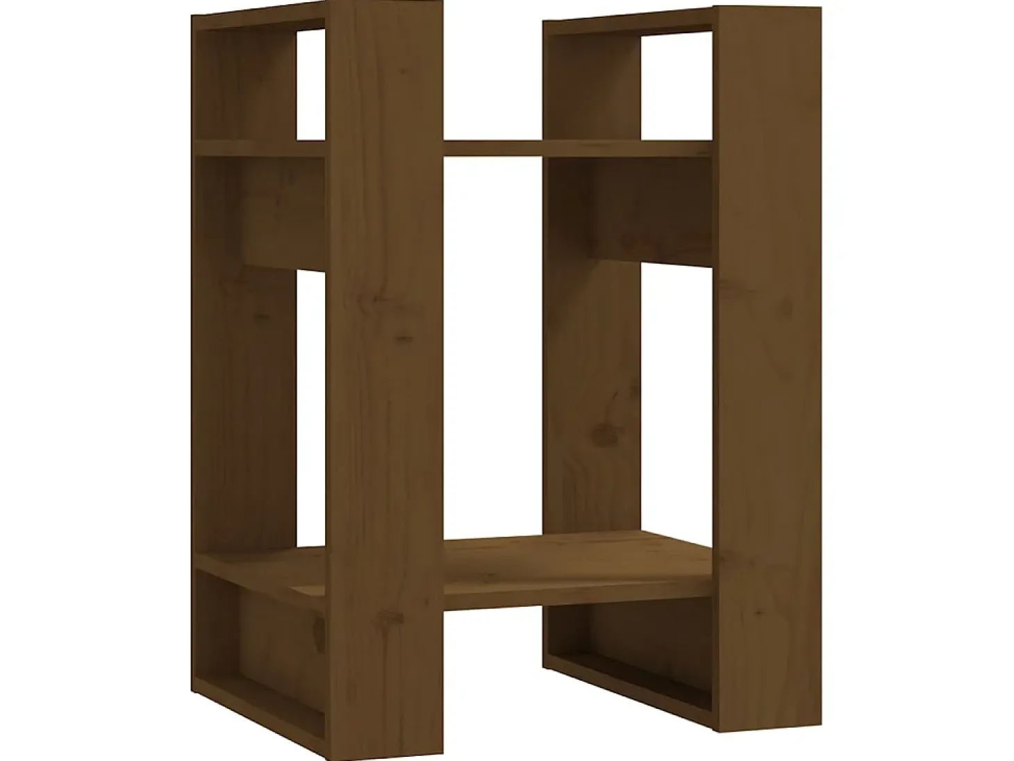 Estante/divisória 41x35x57 cm pinho maciço castanho mel PT712496