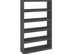 Estante/divisória 100x30x167,5 cm pinho maciço cinzento PT569046