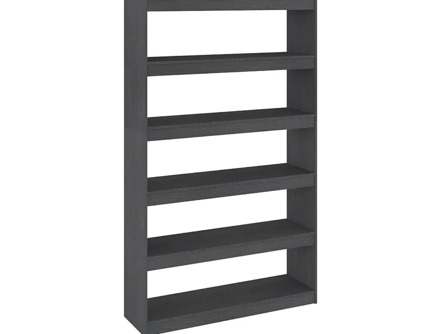 Estante/divisória 100x30x167,5 cm pinho maciço cinzento PT569046