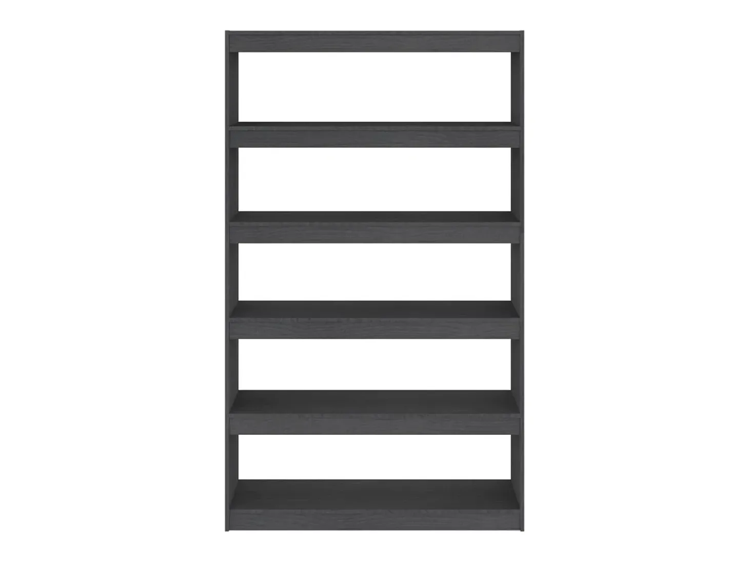 Estante/divisória 100x30x167,5 cm pinho maciço cinzento PT569046