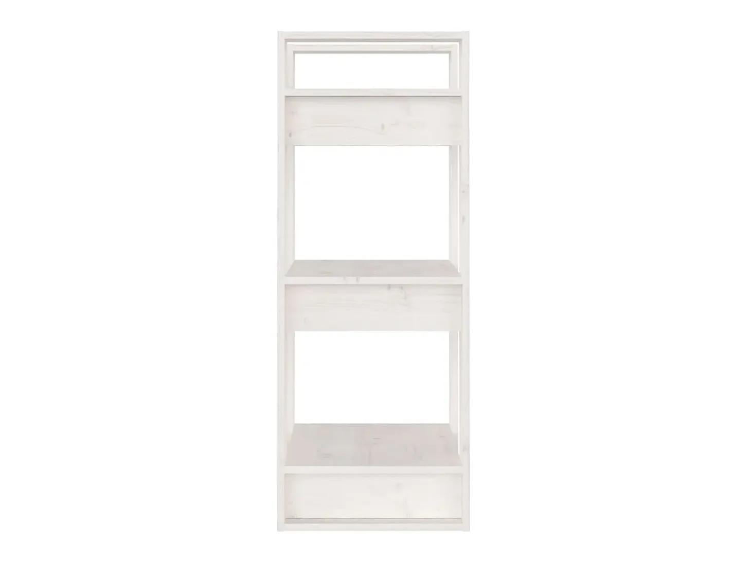 Estante/divisória 41x35x91 cm pinho maciço branco PT210160