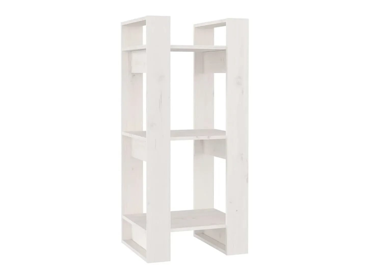 Estante/divisória 41x35x91 cm pinho maciço branco PT210160
