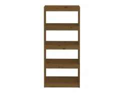 Estante/divisória 60x30x135,5 cm pinho maciço castanho mel PT108054