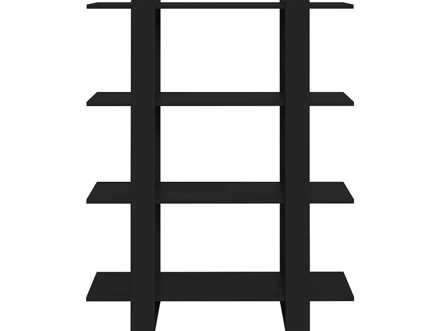 Estante/divisória 100x30x123,5 cm preto PT569714