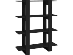 Estante/divisória 100x30x123,5 cm preto PT569714