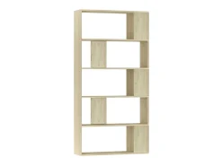 Estante/divisória 80x24x159cm contraplacado cor carvalho sonoma PT547730