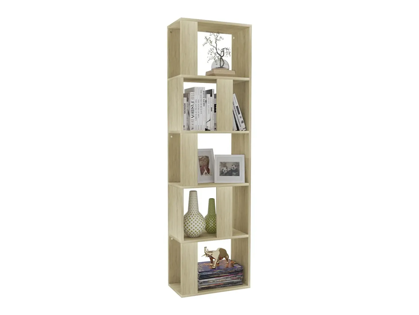 Estante/divisória 45x24x159cm contraplacado cor carvalho sonoma PT848431