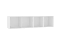 Estante/móvel de TV 143x30x36 cm branco PT257571