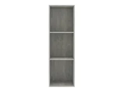 Estante/móvel de TV 36x30x114 cm contraplacado cinzento cimento PT721032