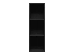 Estante/móvel de TV 36x30x114 cm contraplacado preto PT752850