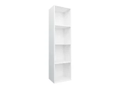 Estante/móvel de TV 36x30x143 cm contraplacado branco PT450705