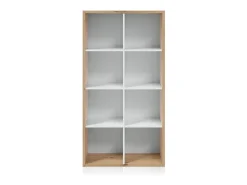 Estantes Dess Blanco Artik (Blanco Mate) - Roble Nodi