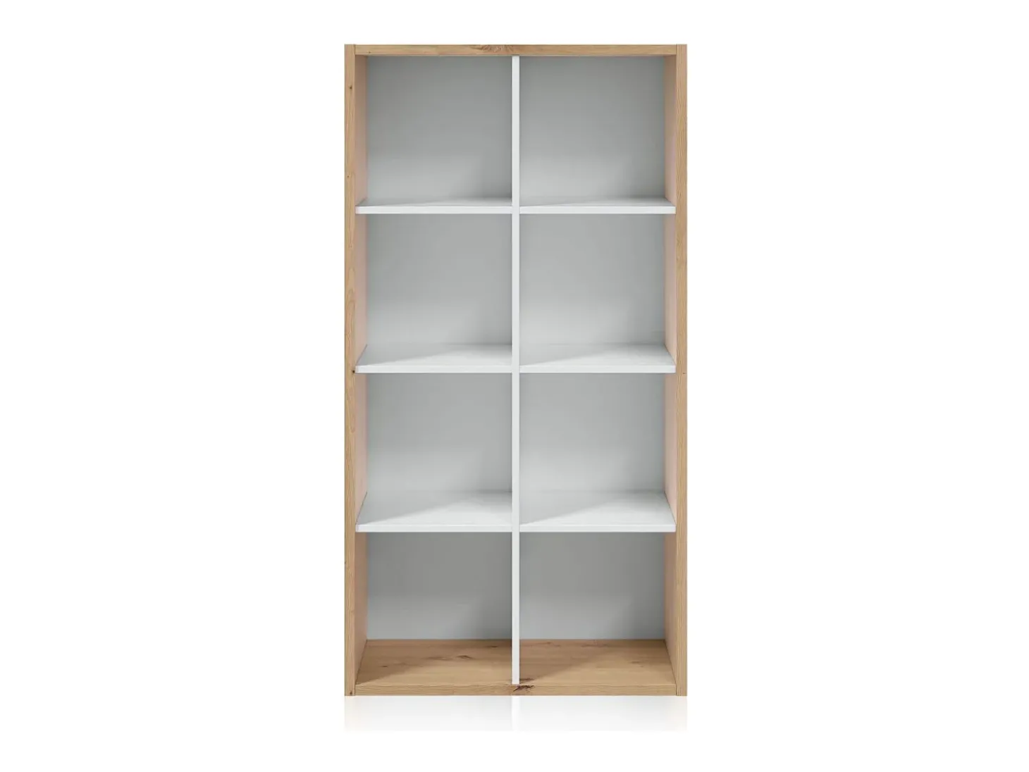 Estantes Dess Blanco Artik (Blanco Mate) - Roble Nodi