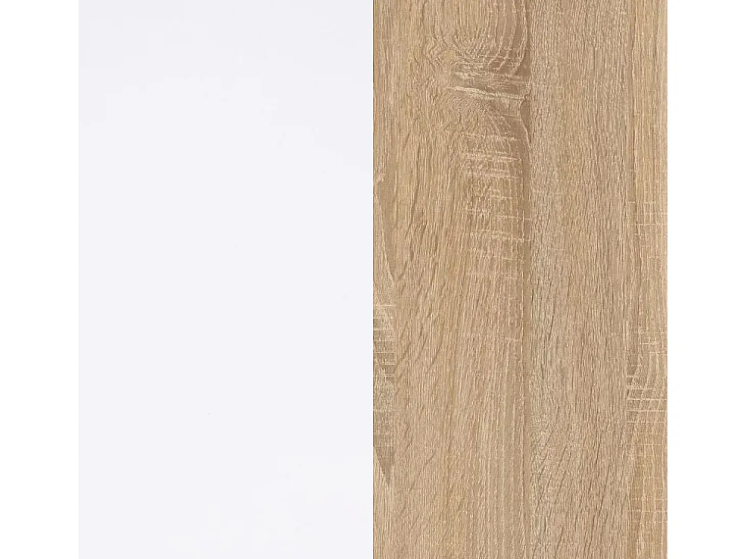 Estantes Domi Blanco Artik (Blanco Mate) - Roble Canadian