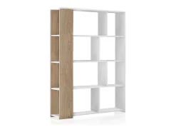 Estantes Landa Blanco - Roble