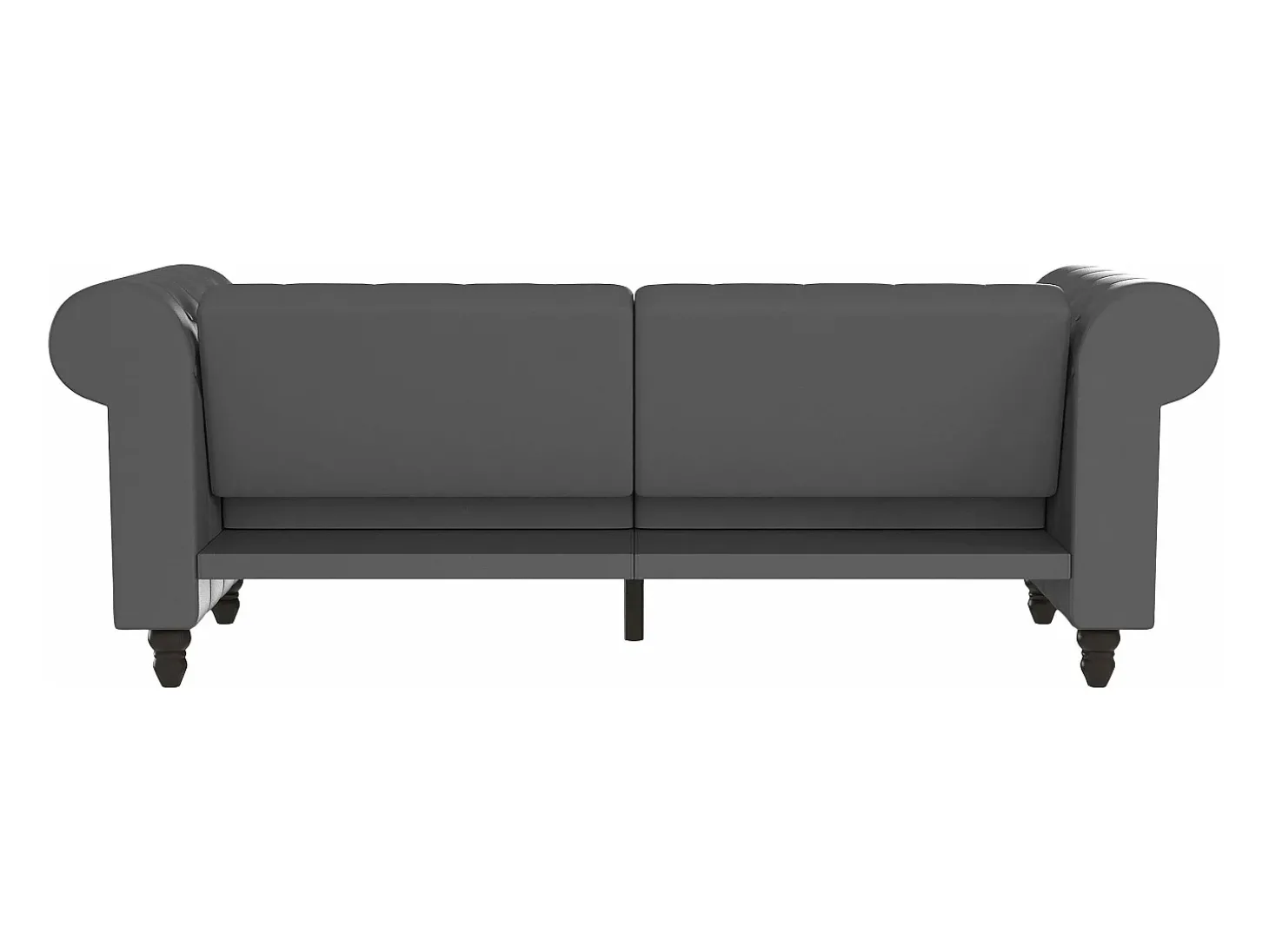 Felix | Sofá-cama de 3 lugares PU cinzento