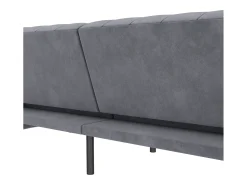 Felix | Sofá-cama de 3 lugares em veludo antracite