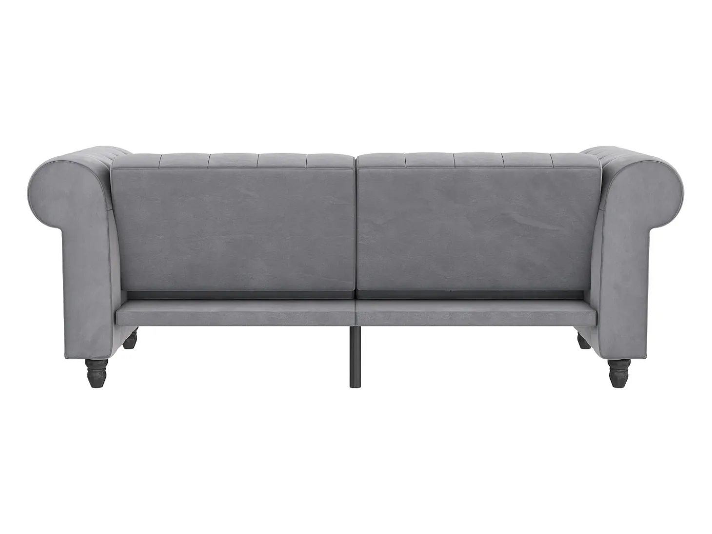 Felix | Sofá-cama de 3 lugares em veludo cinzento claro