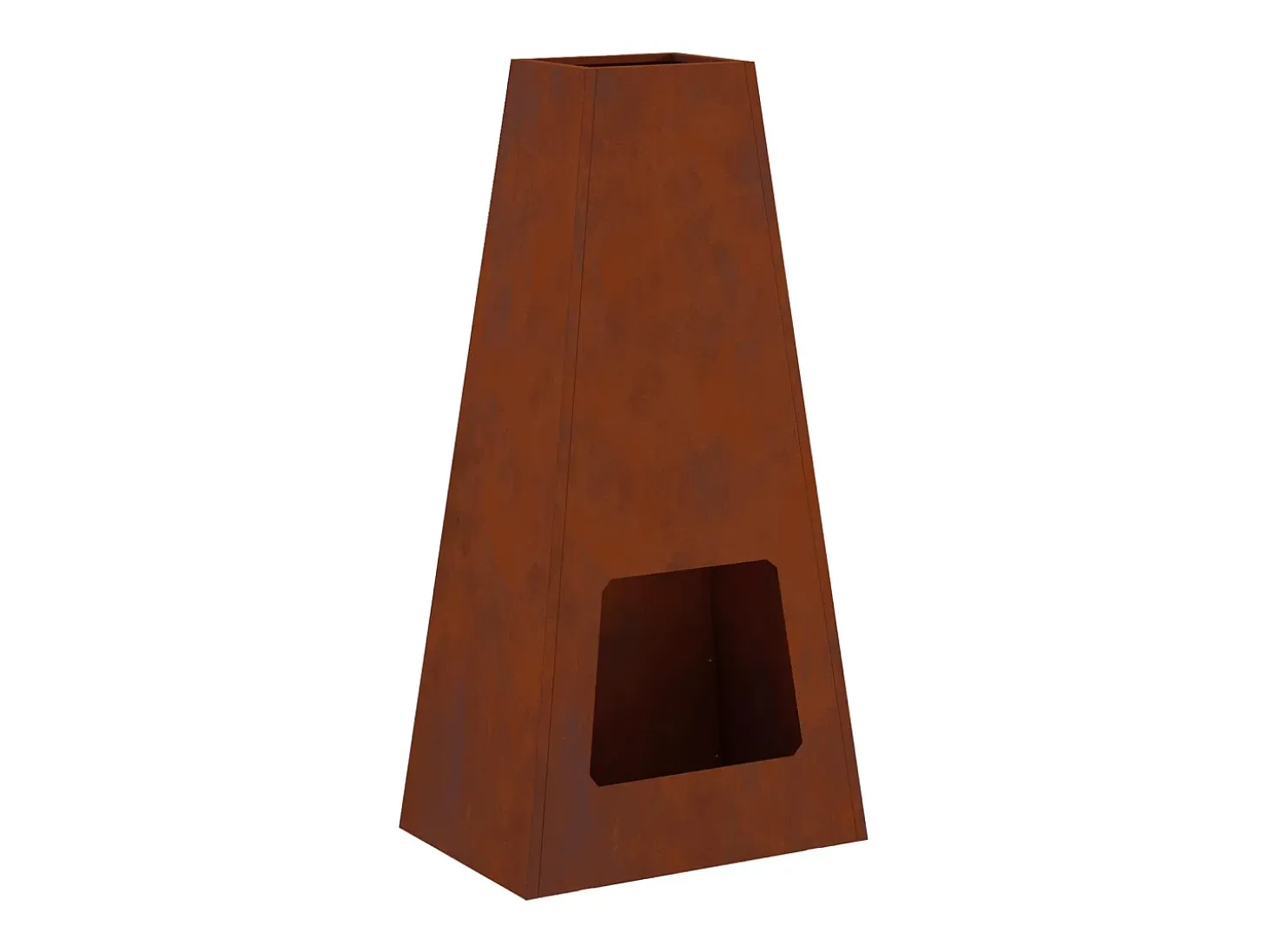 Fire Pit Castanho 50 x 35 x 100 cm