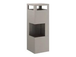 Fire Pit Castanho 35 x 35 x 100 cm Aço