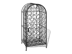 Garrafeira de metal, suporte para 35 garrafas de vinho PT725371