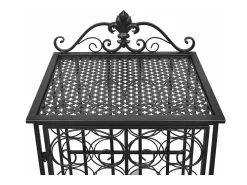 Garrafeira, suporte de metal para 28 garrafas de vinho PT113640