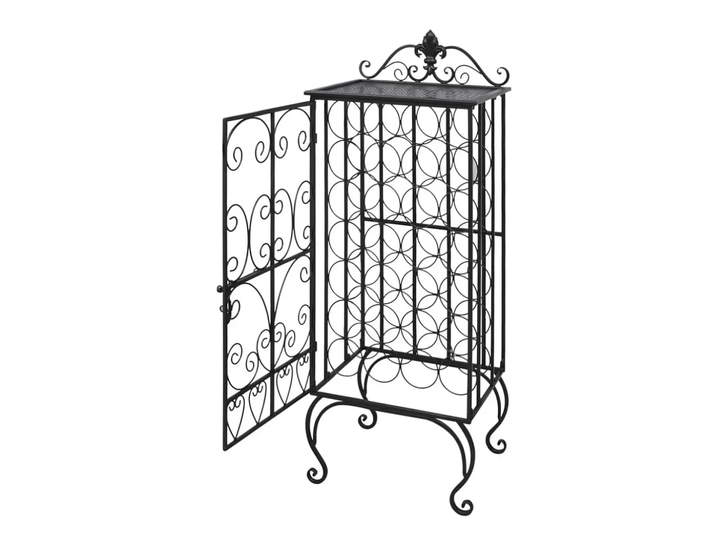 Garrafeira, suporte de metal para 28 garrafas de vinho PT113640