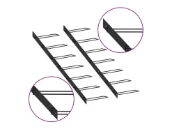 Garrafeiras de parede para 14 garrafas 2 pcs metal preto PT676488