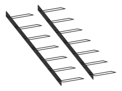 Garrafeiras de parede para 14 garrafas 2 pcs metal preto PT676488