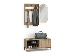 Guarda-roupa carvalho viking 100x40x45 eliza