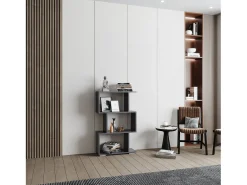 haaus Prateleira Tokyo, 3 gavetas, Antracite, 60 x 24 x 97 cm