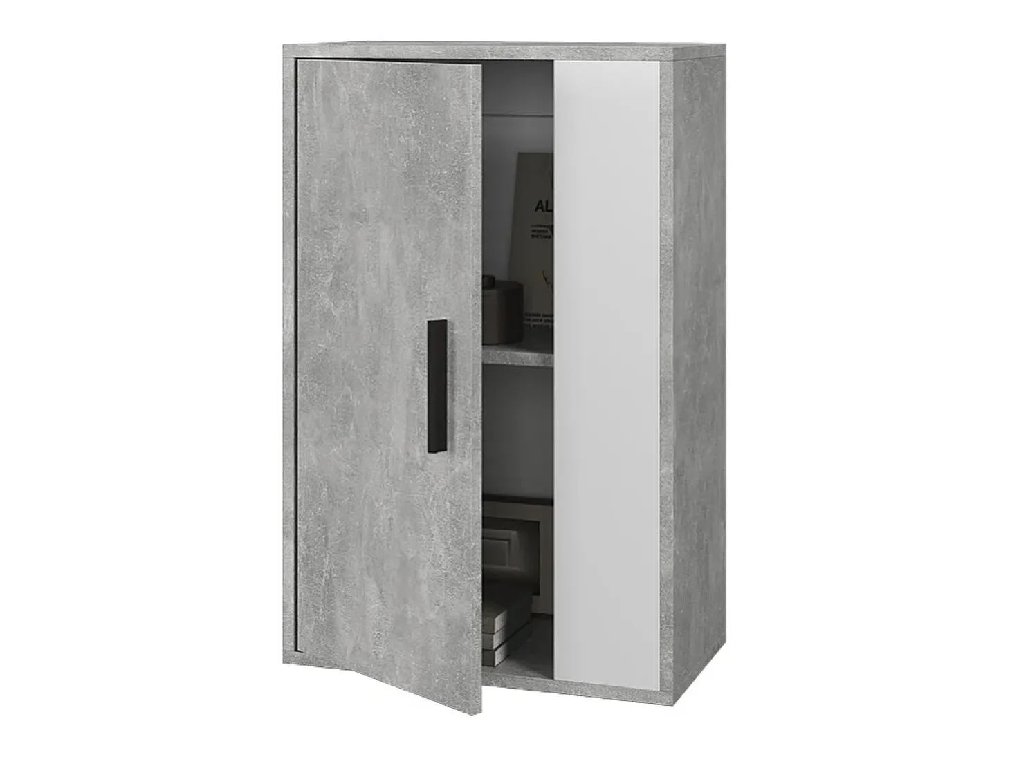 Hängeschrank concreto/branco 50.1x28.3x78.4 berno