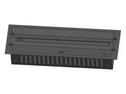 Invapo Insert 1200 Lareira a vapor embutida - Chama 3D multicolorida, app, tanque 2,4 l, recarga automática - 120 cm