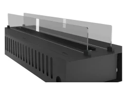 Invapo Insert 1200 Lareira embutida a vapor de água - Chama multicolorida, efeito 3D e controle por aplicativo, tanque de 2,4 l - 120 cm