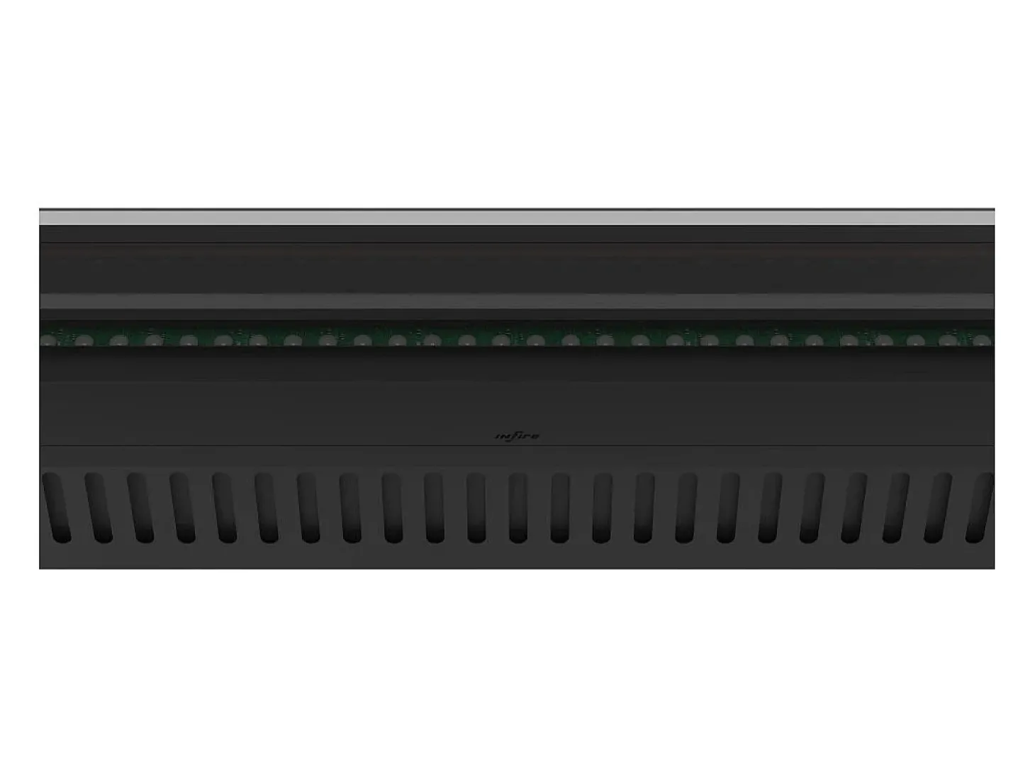 Invapo Insert 1800 Lareira embutida a vapor de água - Chama multicolorida, efeito 3D e controle por aplicativo, tanque de 3,6 l - 180 cm